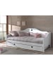 58 aufm Kessel KOJENBETT Kamila 211x95x97 aus MDF in Weiß