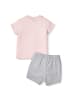 Puma Trainingsanzug Minicats Tee&Shorts Set in grau