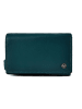 Greenburry Spongy Geldbörse Leder 15,5 cm petrol