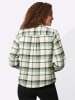 WITT WEIDEN Flanellbluse in eucalyptus-champagner-kariert