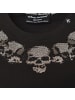 Roberto Geissini Skulls T-Shirt Schwarz