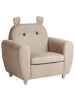 Beliani Kindersessel MARIBO in Beige/Braun - (W) 61 x (H) 59 x (L) 44 cm