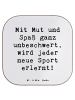 Mr. & Mrs. Panda Untersetzer Tasse Spruch Neue Sportart versuche... in Weiß