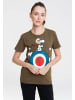Logoshirt T-Shirts Peanuts - Snoopy in oliv-grün