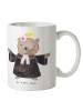 Mr. & Mrs. Panda Teetasse Pfarrerin Herz ohne Spruch in Weiß