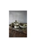 Studio Round Becher North in Matte white/Matte moss