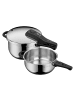WMF Perfect Schnellkochtopfset Topf SKT Perfect in Silber