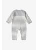 Stellou & friends Strick-Overall in grey white