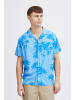 !SOLID Kurzarmhemd SDIvalde 21108194 Shirt aus Leinenmix in Blau