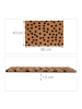 relaxdays Fußmatte in Natur/ Schwarz - (B)60 x (T)40 cm