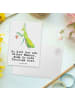 Mr. & Mrs. Panda Postkarte Theologe Herz mit Spruch in Weiß