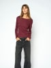 Mos Mosh Langarmshirt in aubergine