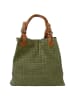 Toscanto Toscanto Handtasche, Umhängetasche Leder olivgrün ca. 31cm