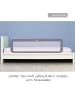 fillikid Bettgitter Emma klappbar für Standart & Boxspringbetten in grau