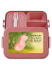Mr. & Mrs. Panda Lunchbox Axolotl Tanzen Design mit Spruch in Rot Pastell