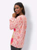 Heine Druckbluse in apricot-orange-bedruckt