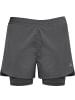 Newline Newline Verstellbare Taille Kurze Hose Innenhose Women 2-In-1 Damen in FORGED IRON