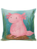 Mr. & Mrs. Panda Kuschel Kissen Axolotl Niedlich Design ohne Spruch in Weiß