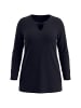 Ulla Popken Longshirt in schwarz