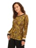 Betty Barclay Feinstrickpullover mit Print in Brown/Yellow