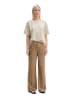 Kurzarm-Sweatshirt loose in Linen Beige