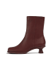 Camper Stiefeletten " Dina Twins " in Bordeaux / Beige
