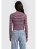 myMo Women Longsleeve in Grey Burgundy