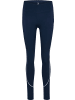 Hummel Leggings "Pulse Piping Mw Tights" in Blau