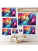 MuchoWow Leinwand Bilder Abstrakte Kunst bunt
