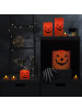 STAR Trading 4x LED Teelichter Halloween D:4cm mit Batterien in orange