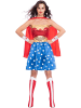 amscan Wonder Woman Kostüm für Damen Größe L Fasching Karneval