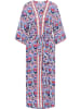 IZIA Damen Kimono in Blau Mehrfarbig