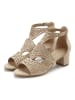 LASCANA Riemchensandalette in beige