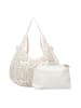 Usha Women 2-In-1 Tote Bag Set in White