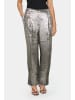 SAINT TROPEZ Casual Hose HamiSZ Gerade Passform in Silver