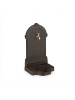 relaxdays Standbrunnen in Braun - (B)39 x (H)73 x (T)32 cm
