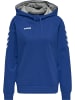 Hummel Hummel Cotton Kapuzenpullover Hmlgo Multisport Damen Atmungsaktiv in TRUE BLUE