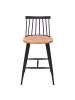 MCW 2er-Set Retro Barhocker G69, Naturfarben