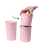 AWAVE Frischhaltedose aus rPET in Rosé | 3tlg.