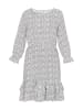 Usha Women Dress in white black