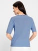 WITT WEIDEN Feinstrick-Pullover in blau-meliert