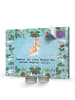 Mr. & Mrs. Panda Adventskalender Langhaar Collie Moment mit Spruch in Eisblau