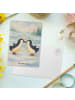 Mr. & Mrs. Panda Postkarte Pinguin Liebe Design ohne Spruch in Weiß