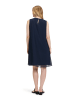 BETTY & CO Chiffonkleid im Layer Look in Dunkelblau