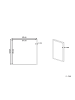 Beliani Canvas CASTRO in Bunt - (W) 63 x (H) 63 x (L) 5 cm Vertikal