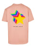 F4NT4STIC T-Shirt SIlvester Party Happy People Only in amber