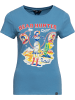 Queen Kerosin Shirt "Head Hunter" in Blau