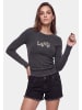 myMo ROCKS Women Longsleeve in Grey Stone Wash