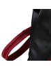 Toscanto Toscanto Cityrucksack, Schultertasche Leder schwarz, rot ca. 26cm