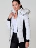 KOROSHI Women's two-tone padded jacket with hood in weiß